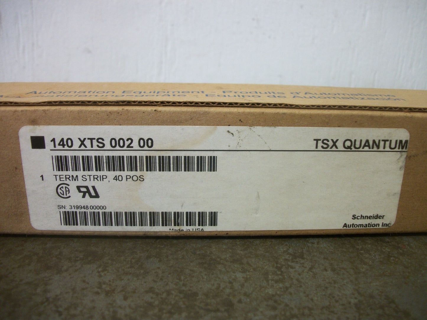 SQUARE D 40-POS TERMINAL STRIP 140 XTS 002 00 NIB