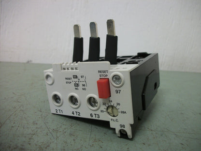 BENEDIKT & JAGER THERMAL OVERLOAD RELAY U3/42 28 20-28AMP NOB