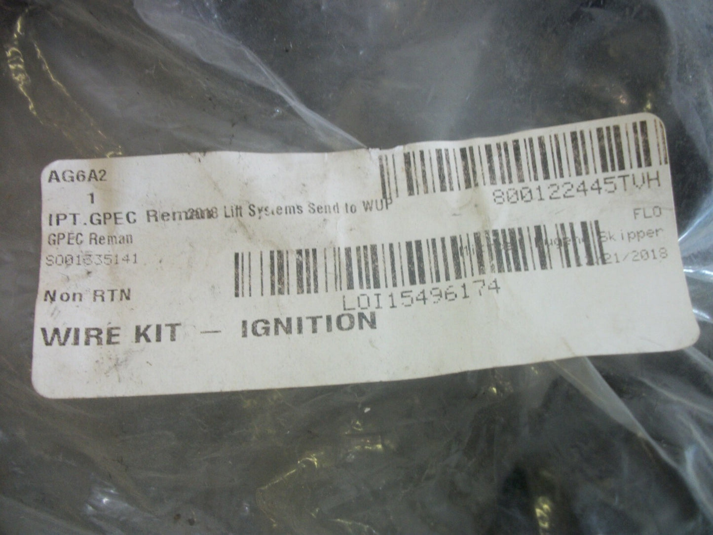 BARLOWORLD IGNITION WIRE KIT 0122445 NEW