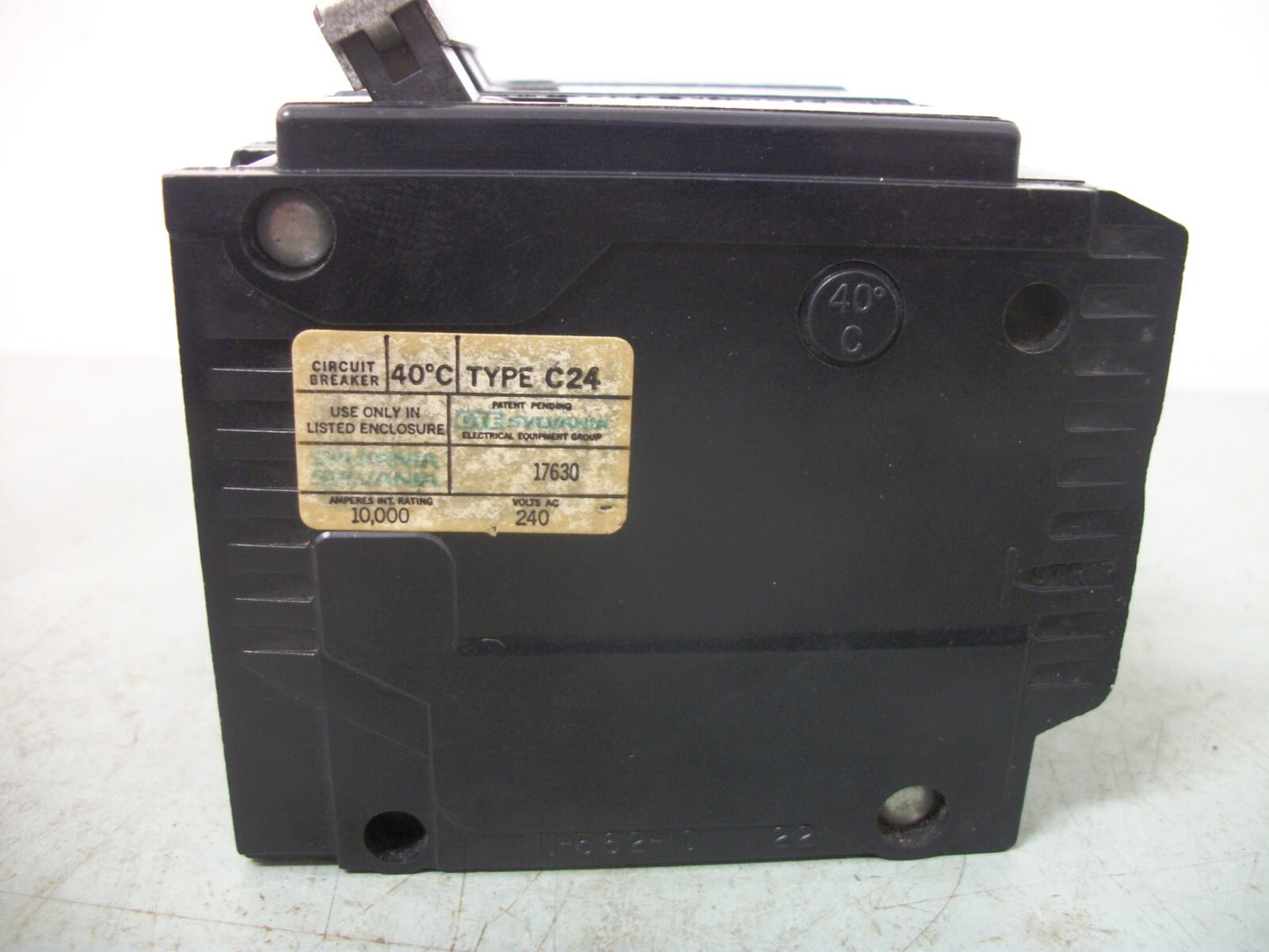 SYLVANIA C24 CIRCUIT BREAKER C320 20AMP 240VOLT 3POLE