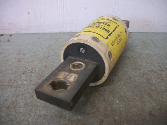 BUSSMANN LIMITER FUSE KAF-C1200 1200AMP 600VOLT
