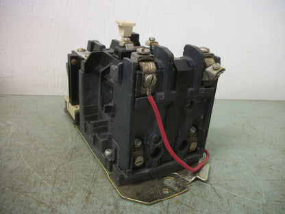 ALLEN-BRADLEY SIZE 1 MOTOR STARTER 509-B0XD 27AMP 120VCOIL 1PH 230VOLT 3HP