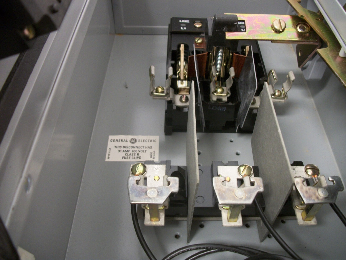 GE STARTER COMBO SIZE 1 CR308C1192RADTMJ 120VCOIL 30AMP FUSIBLE NOB