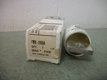 BUSSMANN SEMICONDUCTOR FUSE FXW-200A 200AMP 250VOLT NIB