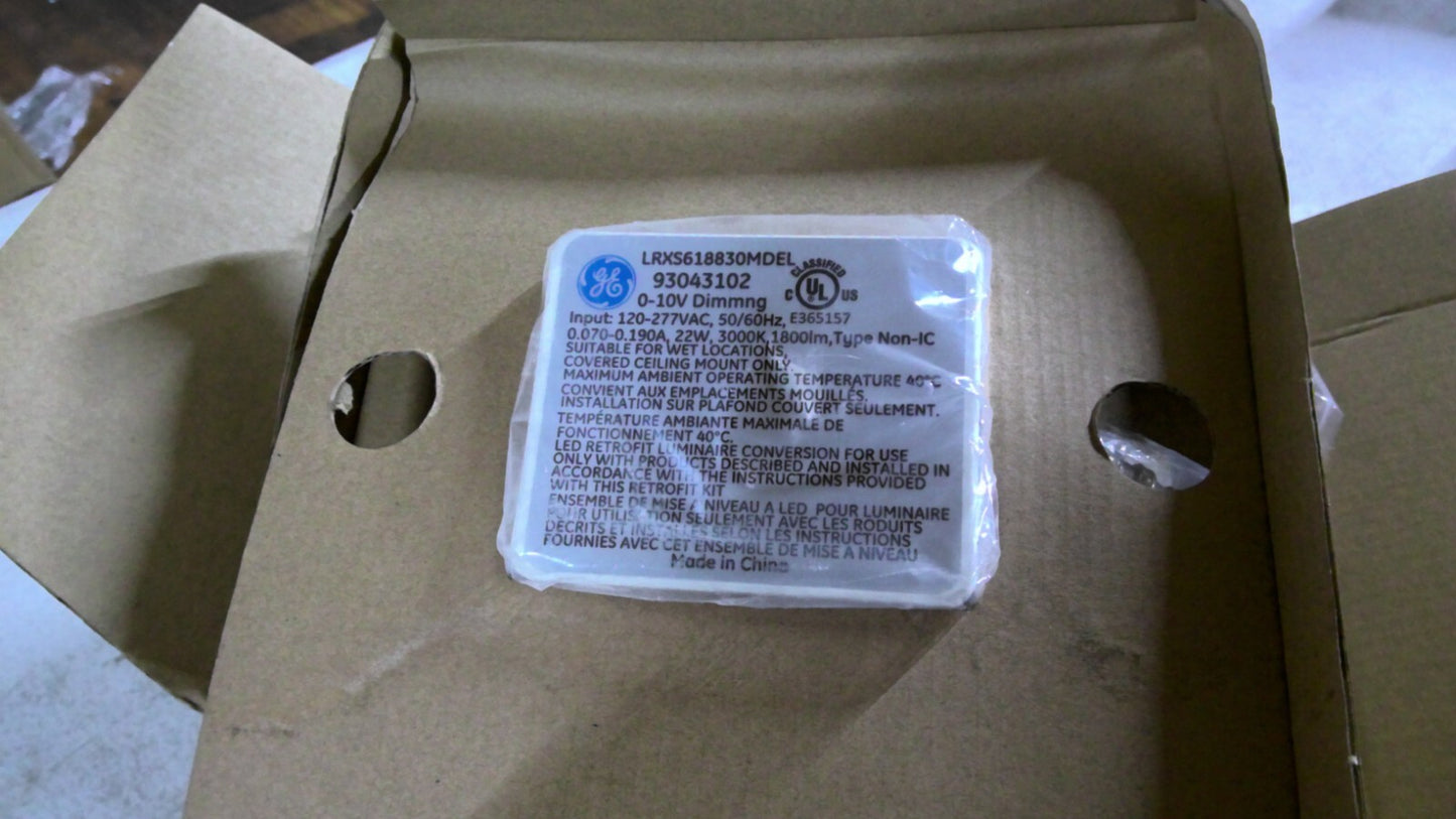 GE 93043102 6" LED LUMINAIRE DOWNLIGHT LRXS618830MDEL 120/277VOLT NIB