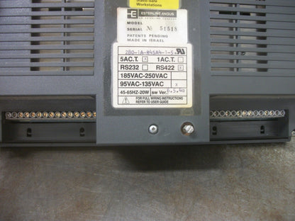ESTERLINE ANGUS PANELMASTER 1000 OPERATOR PANEL 280-1A-R4SA4-1-5 5AC.T RS422
