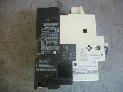 TELEMECANIQUE MANUAL MOTOR STARTER LD1-LB030 120VCOIL 1.6-2.5AMP W/LB1-LB03P07