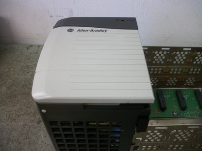 ALLEN-BRADLEY 17-SLOT PLC RACK CHASSIS 1756-A17 W/1756-PA75/B