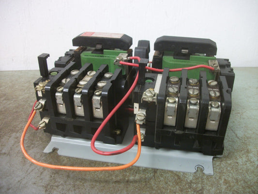 GE SIZE 0 TWO-SPEED MOTOR STARTER CR209B1 18AMP 460VCOIL 3PH 600V 5HP