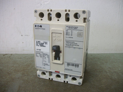 CUTLER-HAMMER EHD CIRCUIT BREAKER EHD3050 50AMP 480VOLT 3POLE FADED