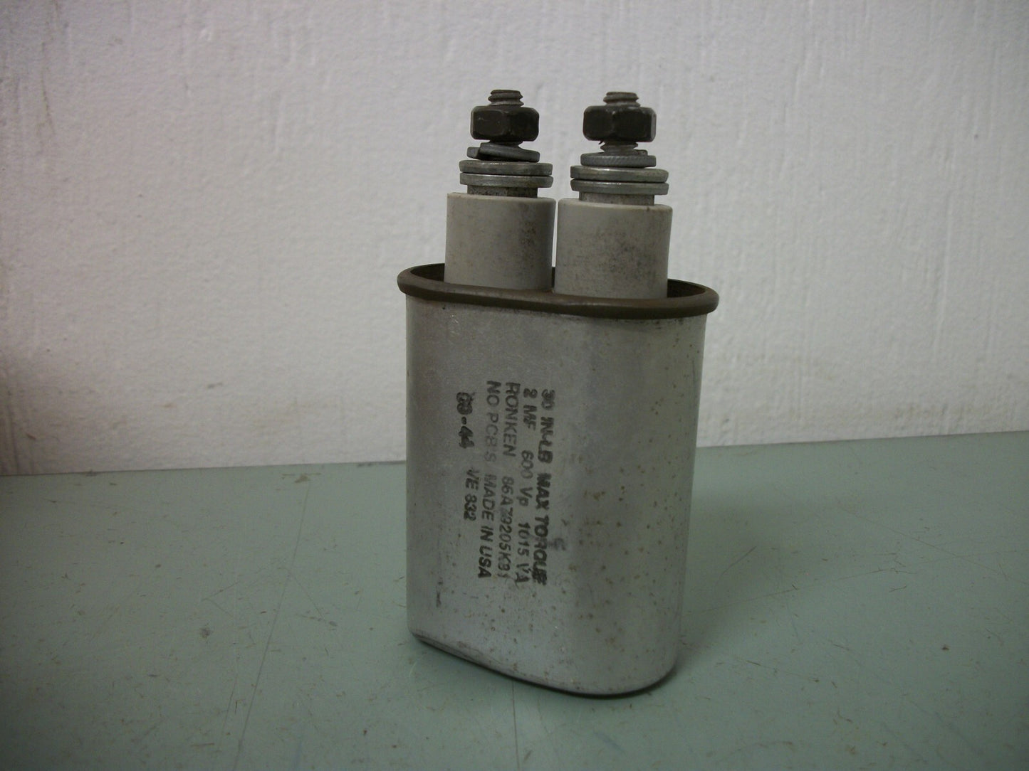 RONKEN 2MF CAPACITOR 86A79205K81 600VOLT 30IN/LB MAX TORQUE