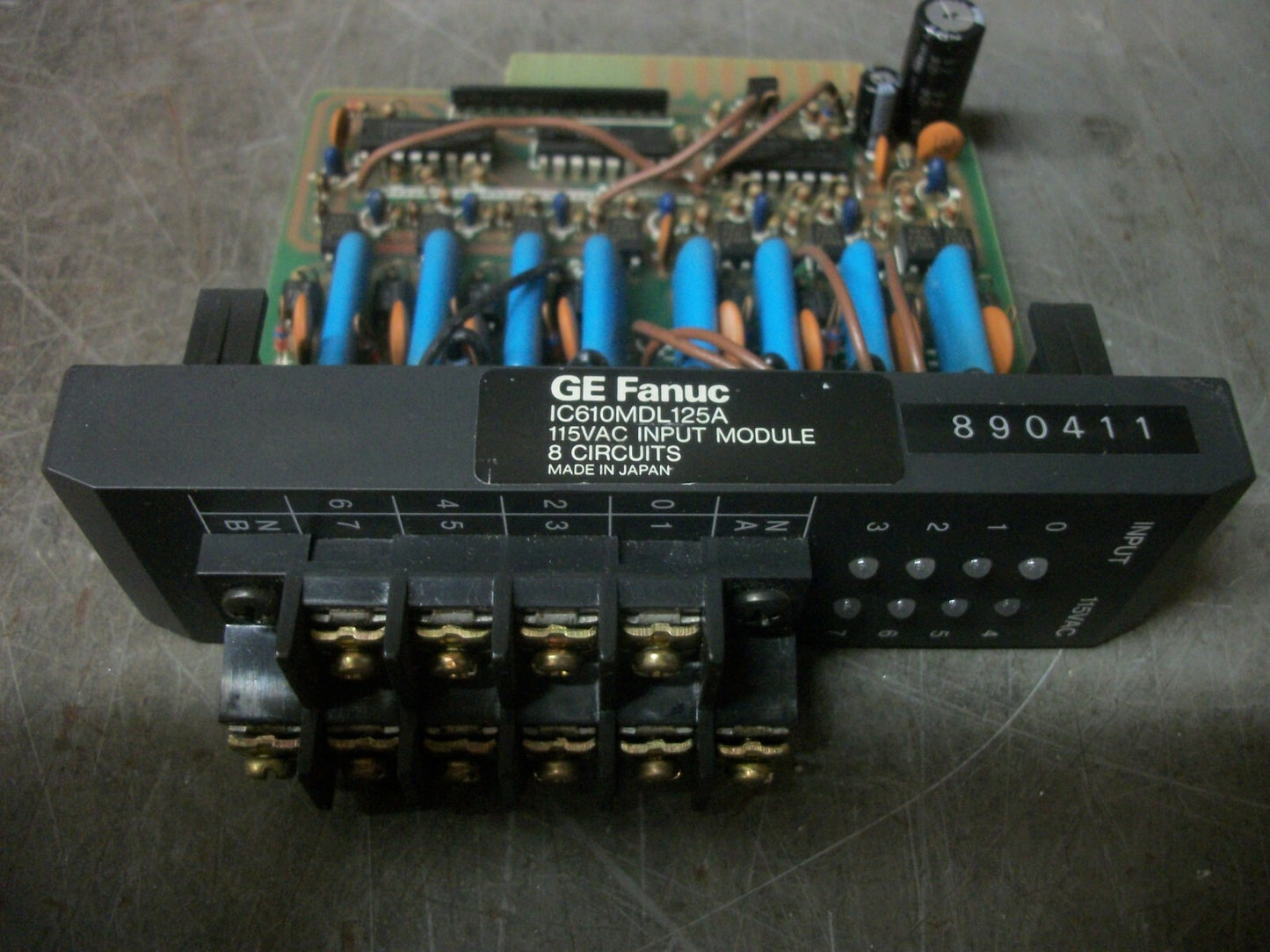 GE FANUC 8-CIRCUIT 115VAC INPUT MODULE IC610MDL125A