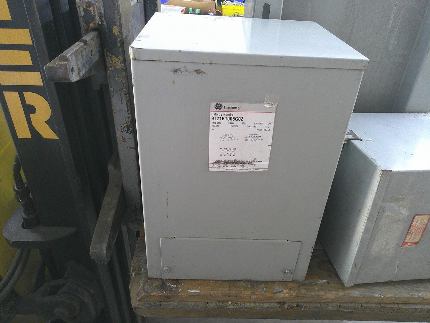 GE 10KVA 1PH TRANSFORMER 9T21B1006G02 HV 240X480 LV 120/240