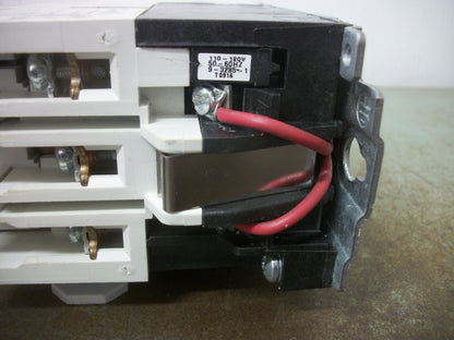 CUTLER-HAMMER SIZE 1 MOTOR STARTER AN16DN0 27AMP 120VCOIL 3PH 600V 10HP