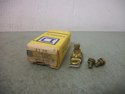 SQUARE D OVERLOAD RELAY HEATER A1.25 NIB