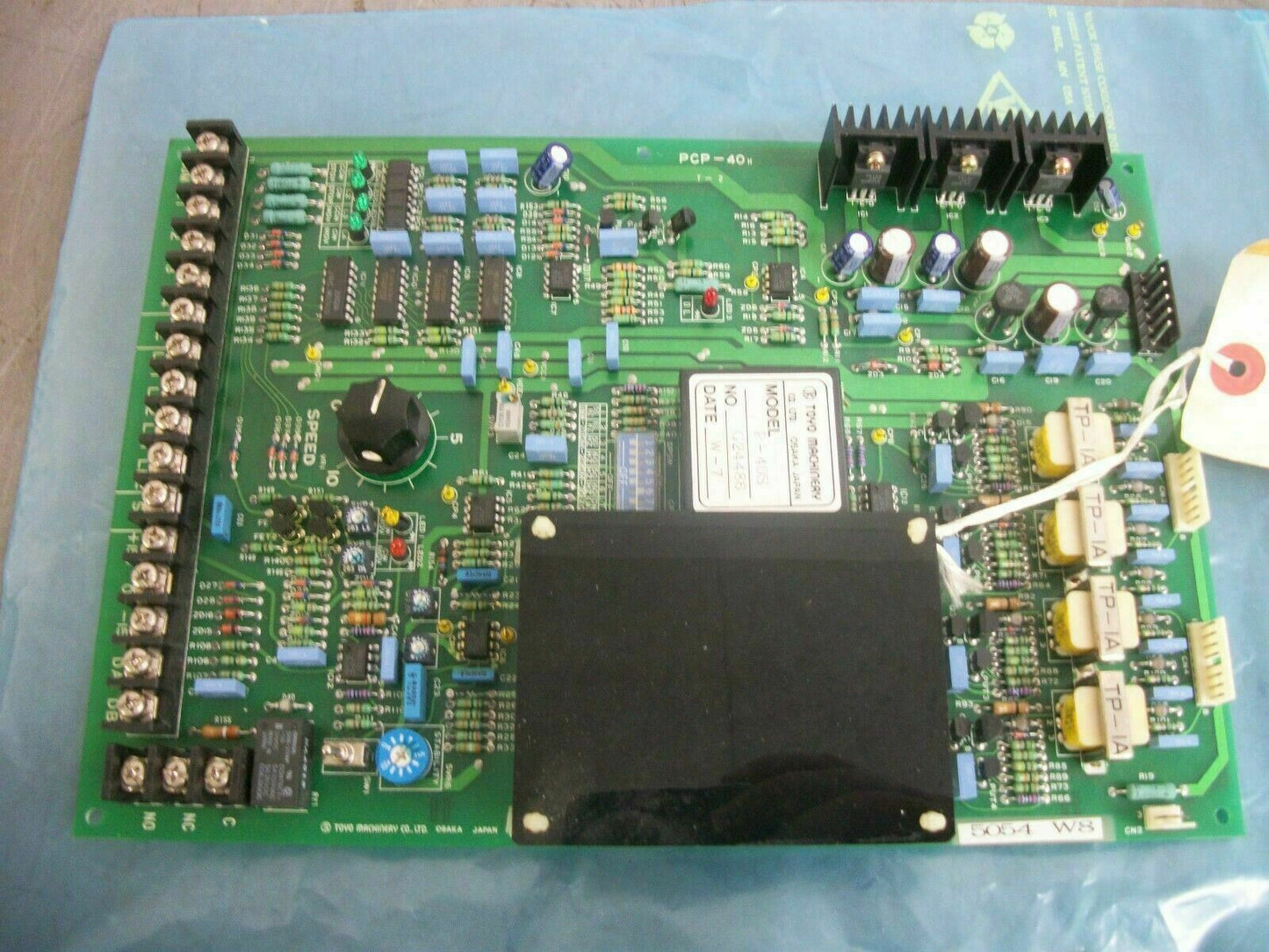 TOYO MACHINERY P-40S MOTOR SPEED CONTROLLER BOARD PCP-40 NEW