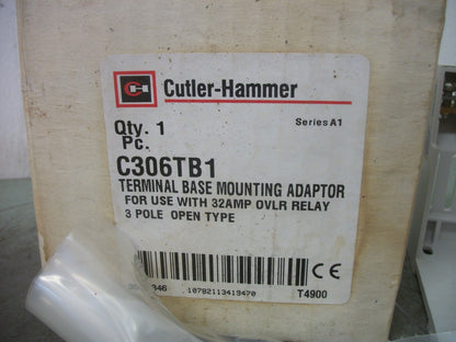 CUTLER-HAMMER FREEDOM SERIES TERMINAL BASE MOUNTING ADAPTER C306TB1 NIB