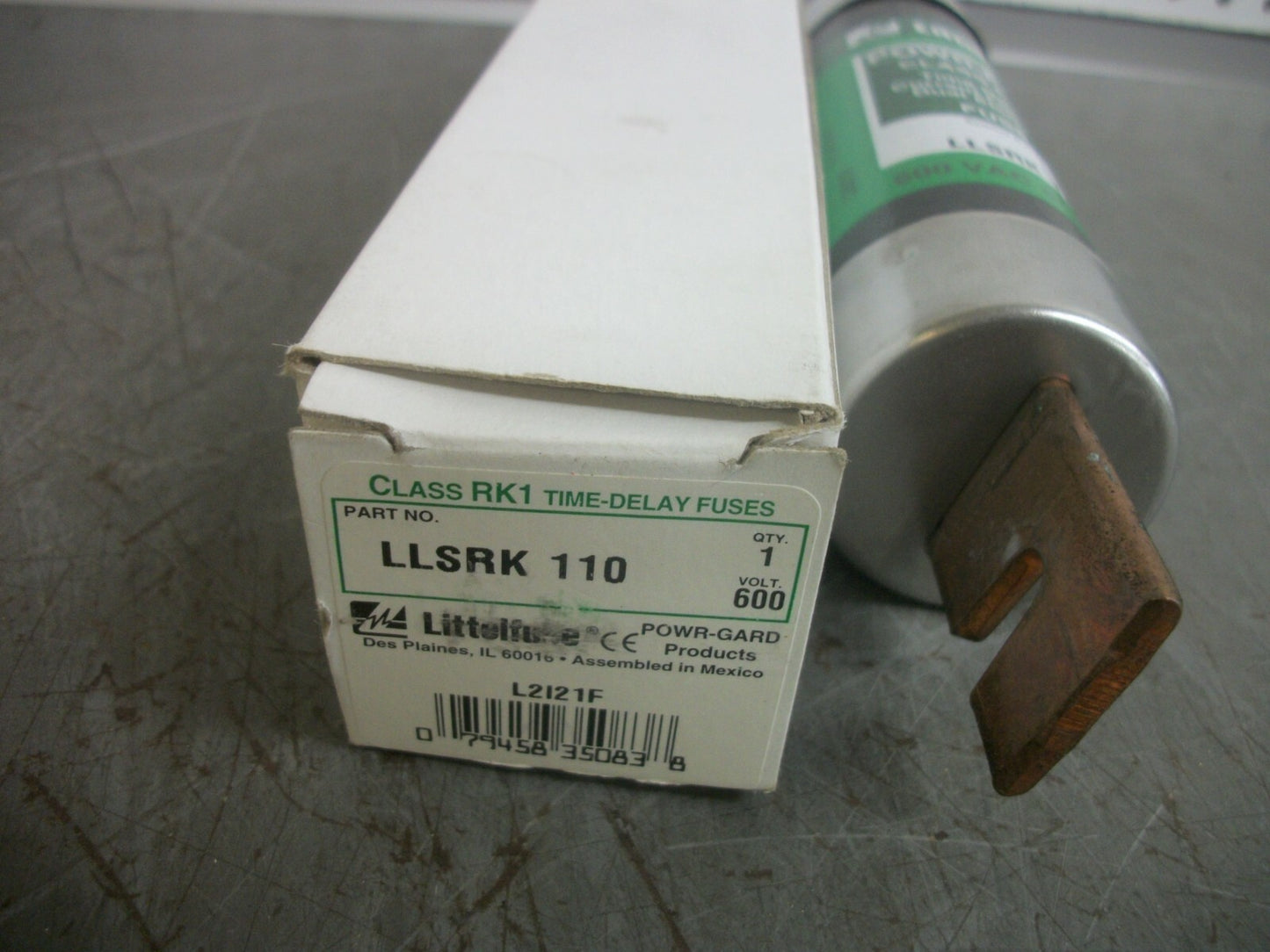 LITTELFUSE POWR-GARD FUSE LLSRK110 110AMP 600VOLT NIB