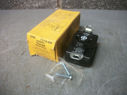 HUBBELL TWIST-LOCK RECEPTACLE HBL7310-BG 20AMP 250VOLT 3WIRE NIB