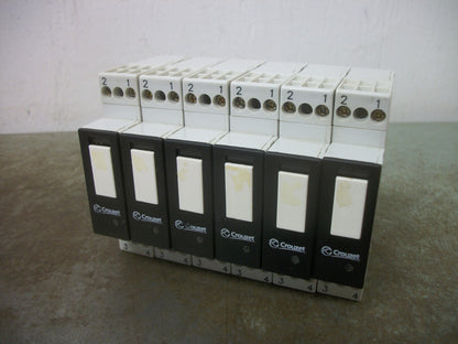 CROUZET GORDOS LOT OF 6 GMS-OAC SOLID STATE RELAYS 84130105 4-32VDC 12-280VAC 5A