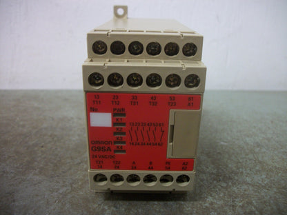 OMRON SAFETY RELAY G9SA-501 24VAC/DC