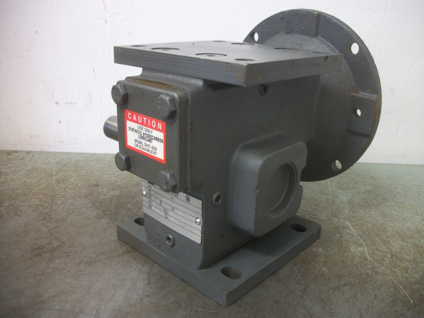 WINSMITH 917MWU 40:1 RATIO RIGHT ANGLE GEAR REDUCER 917MWUS064X0FA 1750RPM NOB