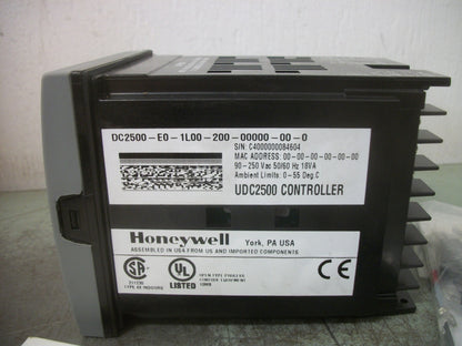 HONEYWELL UDC2500 TEMPERATURE CONTROLLER DC2500-E0-1L00-200-00000-00-0 NOB