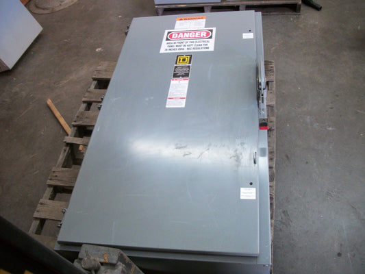 SQUARE D DISCONNECT TYPE 1 H325N 400AMP 240VOLT 3POLE FUSIBLE