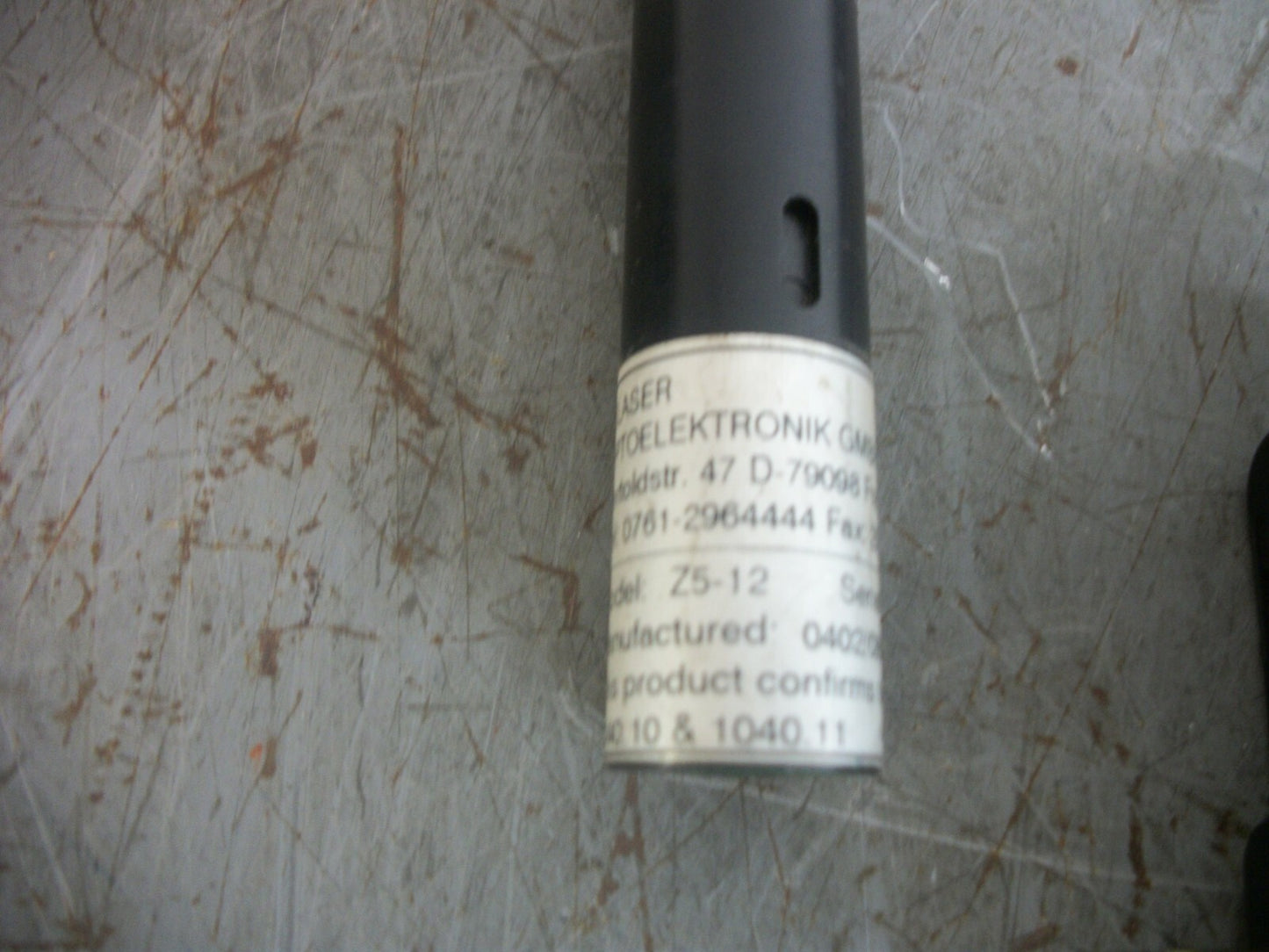 Z-LASER OPTOELEKTRONIC GMBH MINI LASER SENSOR Z5-12 *NOTE*