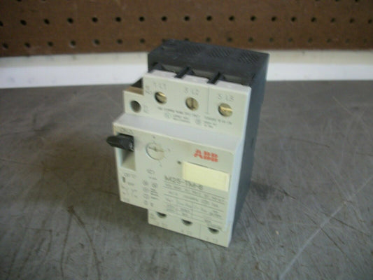 ABB MOTOR CIRCUIT BREAKER M25-TM-6 4-6AMP 600VOLT 3POLE