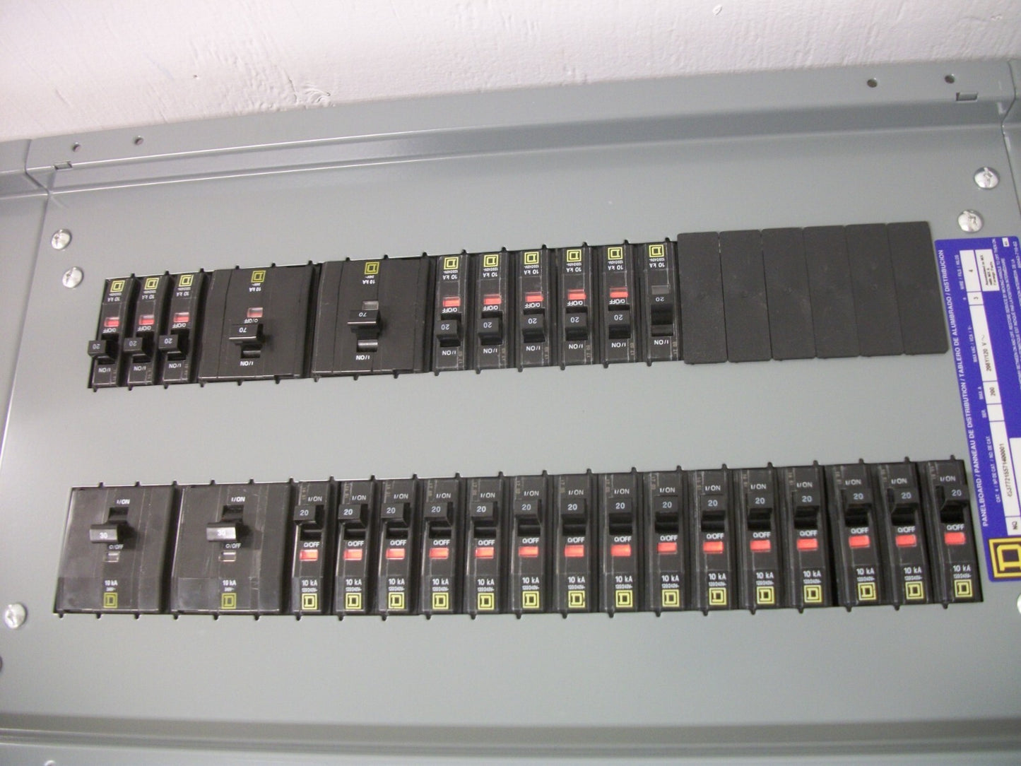 SQUARE D NQ PANELBOARD INTERIOR 45377215571400001 200A 208Y/120V 3PH 4W NIB