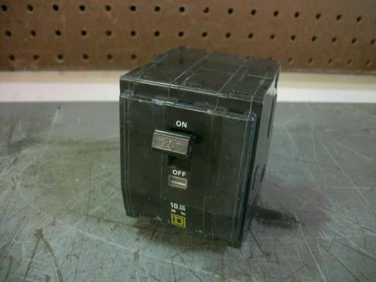 SQUARE D QO CIRCUIT BREAKER QO320 20AMP 240VOLT 3POLE 10KA