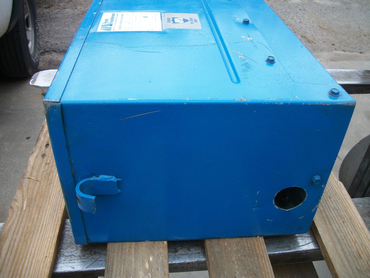 ACME 15KVA 3PH TRANSFORMER T-2-53341-1S HV 480D LV 240/120 HI LEG