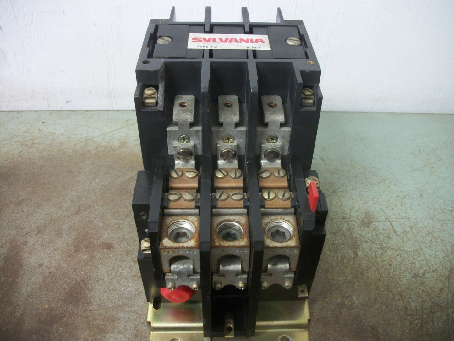 SYLVANIA SIZE 3 MOTOR STARTER T50U03C2 90AMP 120VCOIL 3PH 600V 40HP