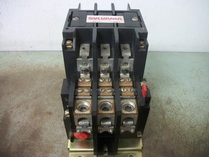 SYLVANIA SIZE 3 MOTOR STARTER T50U03C2 90AMP 120VCOIL 3PH 600V 40HP