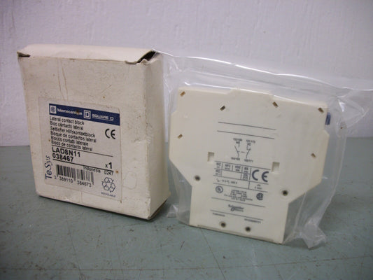 TELEMECANIQUE LATERAL CONTACT BLOCK LAD8N11 NIB