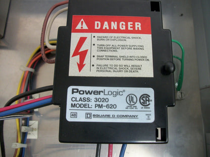 SQUARE D ENCL POWERLOGIC POWER METER TYPE 12 3020PM620