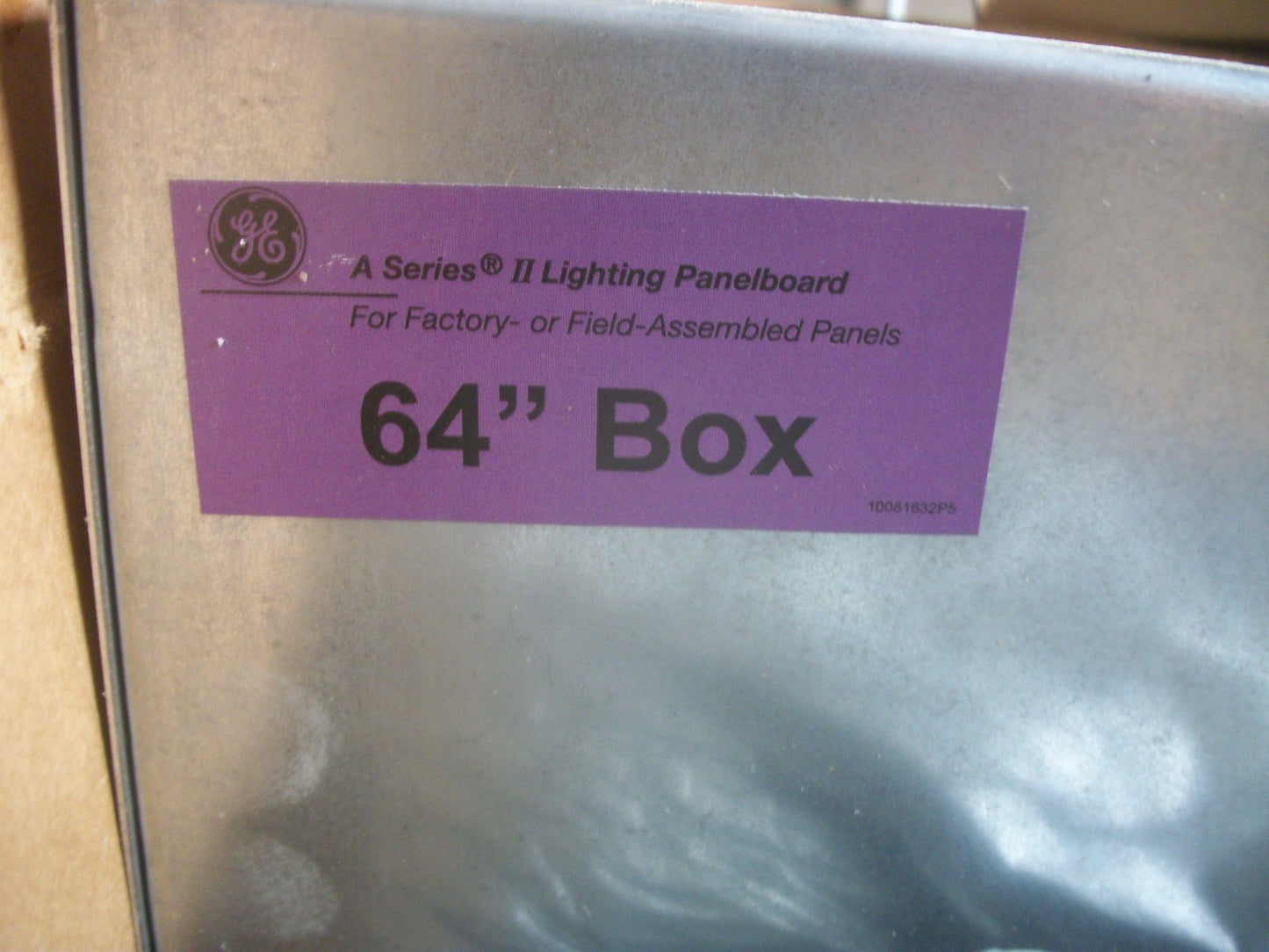 GE A-SERIES II 64" PANELBOARD INTERIOR AQF3544MBX & BOX ENCLOSURE AB64B NIB