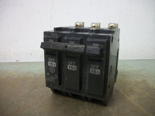 GE THQB CIRCUIT BREAKER THQB32015 15AMP 240VOLT 3POLE