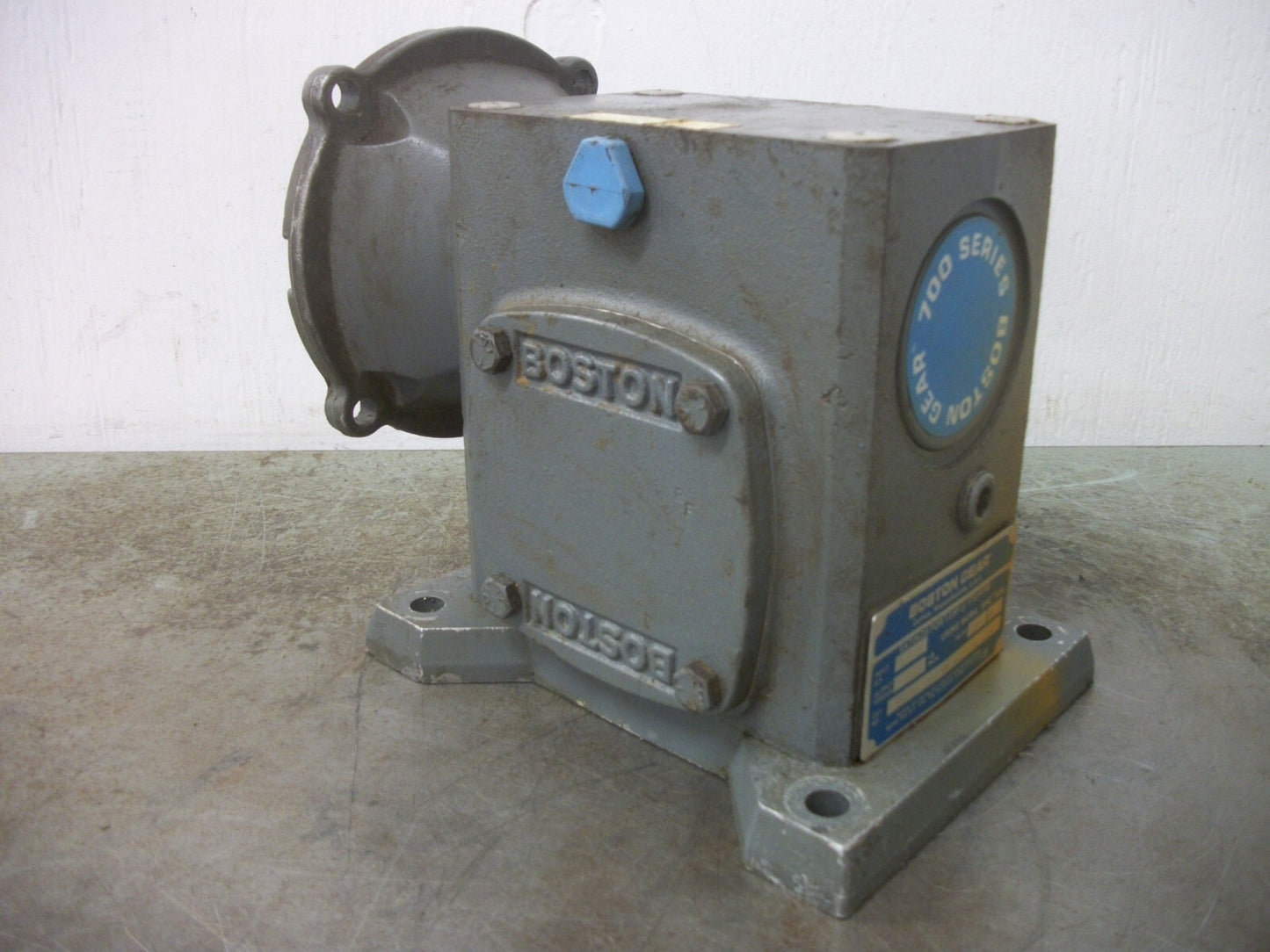 BOSTON GEAR 20:1 RATIO GEAR BOX SPEED REDUCER F721B-20T-B5-G 1750RPM 1.110HP