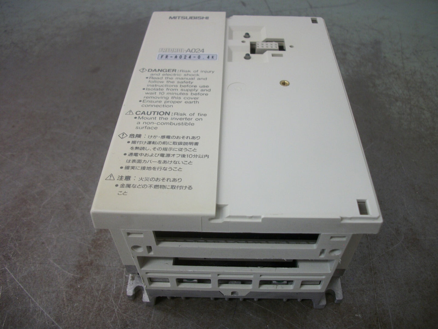 MITSUBISHI FREQROL-A024 0.4KW INVERTER DRIVE FR-A024-0.4K 230VOLT 3PH 3AMP