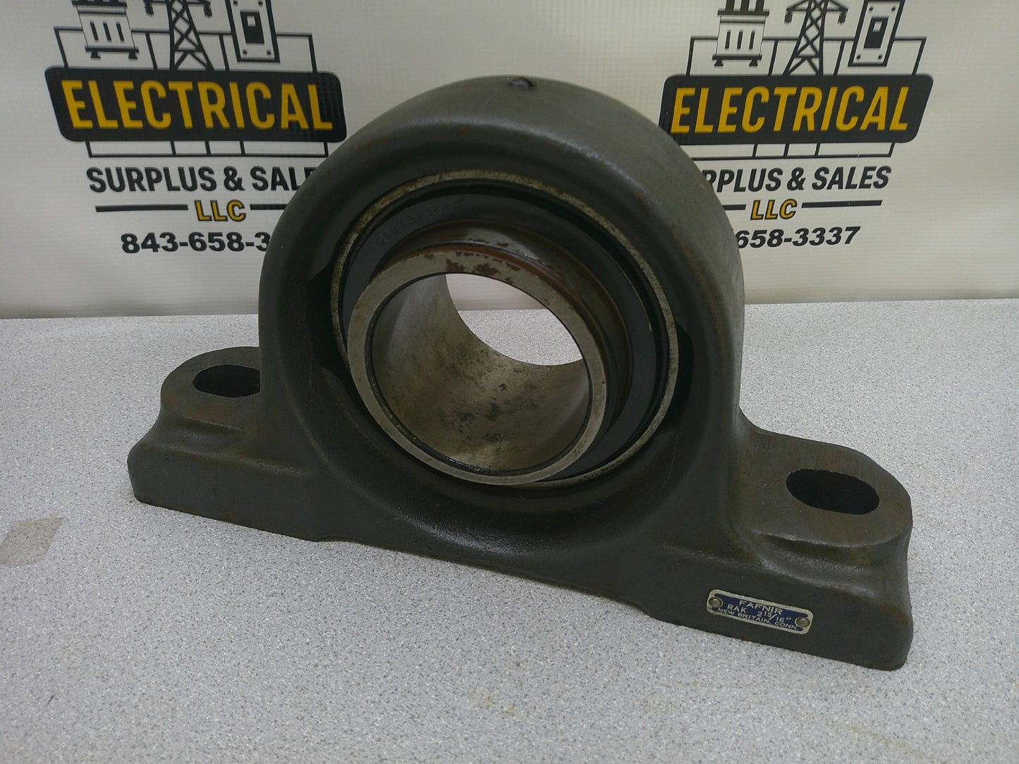 FAFNIR 2-BOLT PILLOW BLOCK BEARING RAK 2-15/16