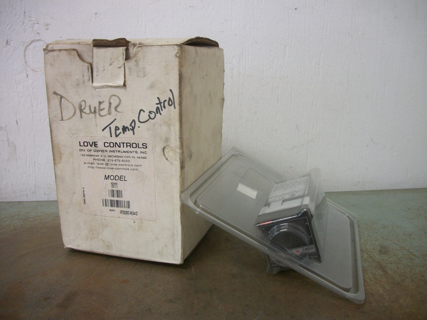 LOVE CONTROLS SELF TUNE PLUS TEMPERATURE CONTROLLER 16111 NIB