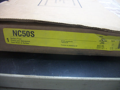 SQUARE D NQ NF LOAD CENTER PANELBOARD SURFACE FRONT NC50S NIB