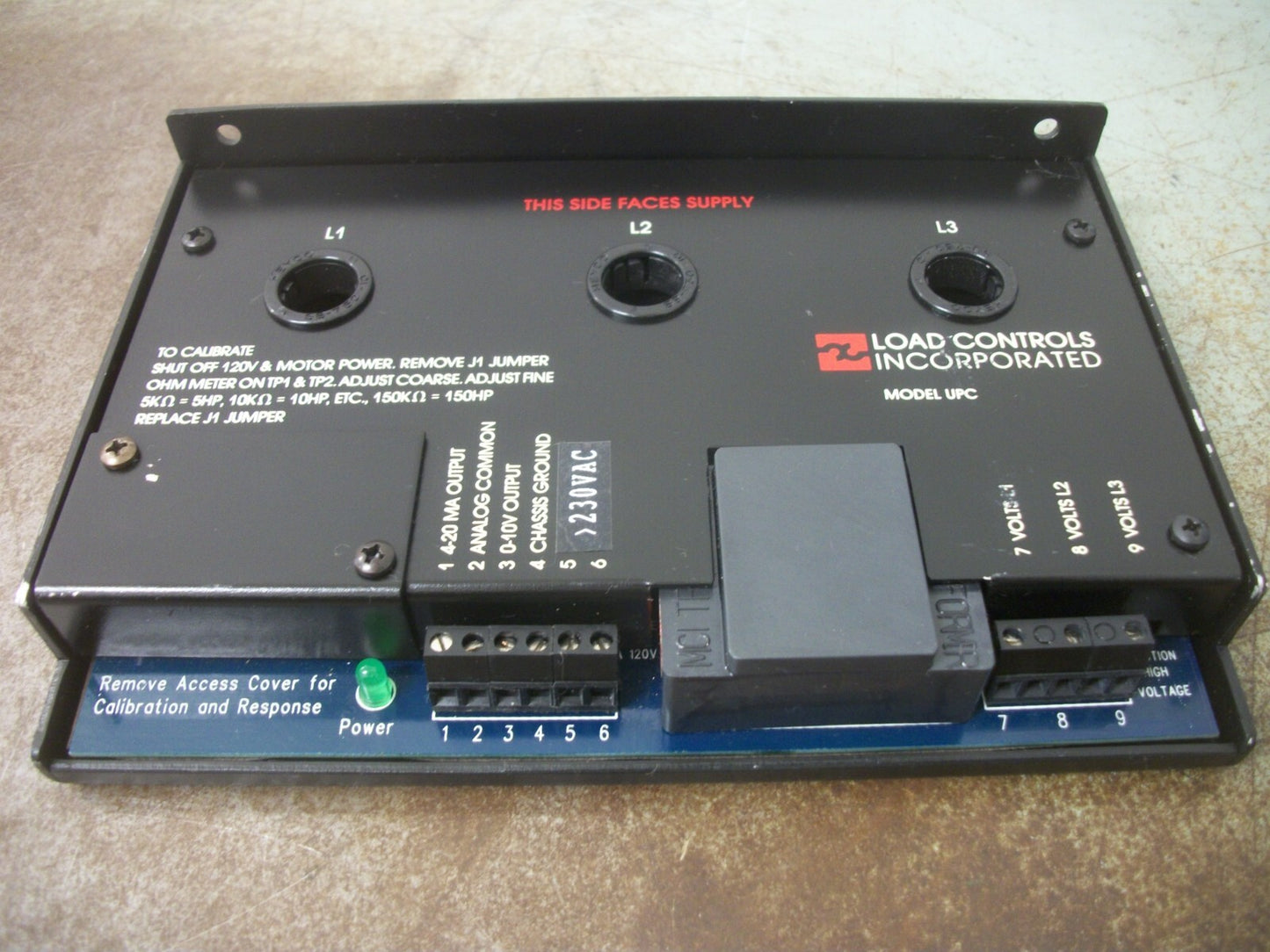 LOAD CONTROLS INC UPC UNIVERSAL POWER CELL UPC-FR-230V 4-20mA 0-10VDC