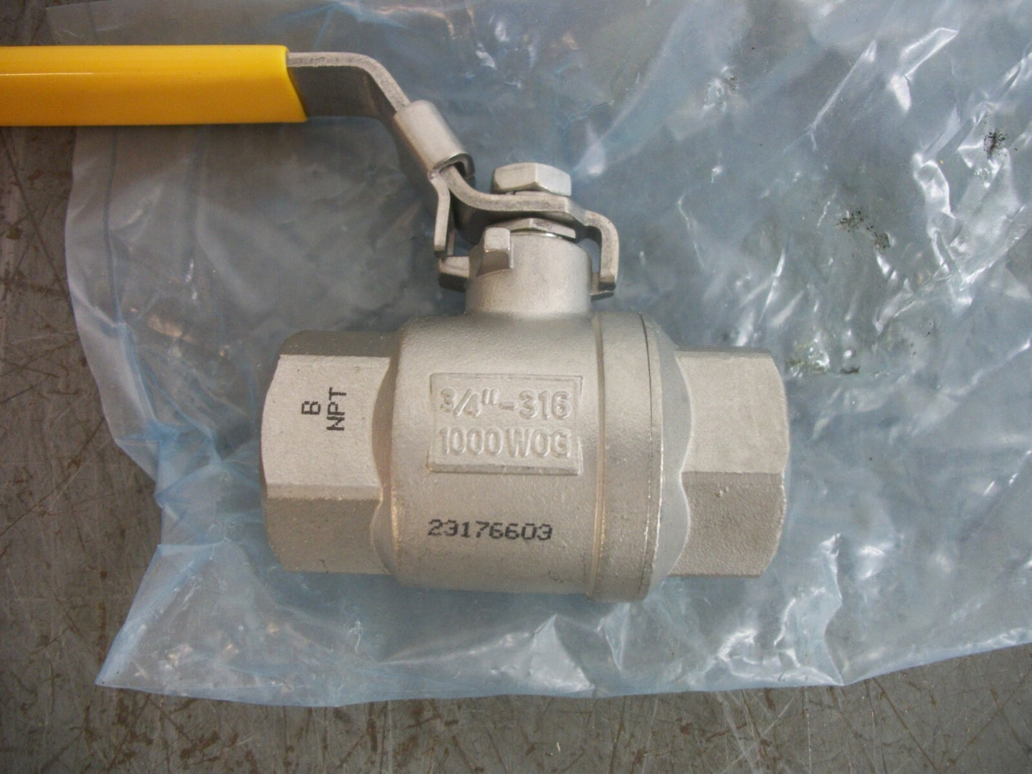 TCI TC-02X 3/4" BALL VALVE 316 1000WOG NOB