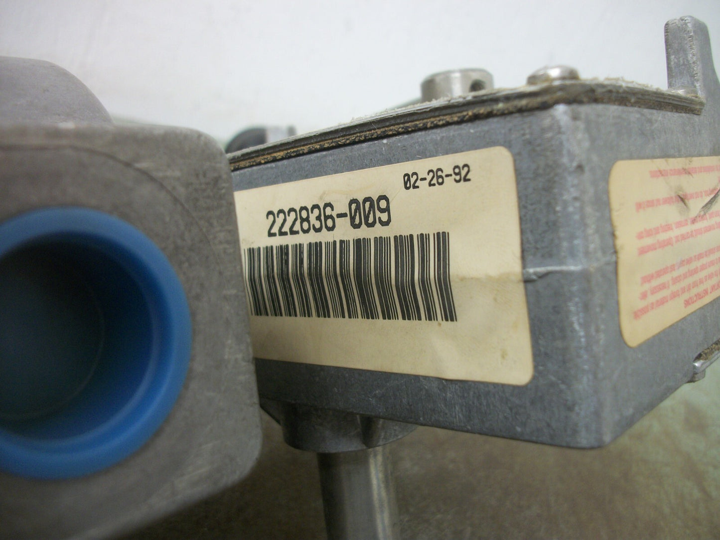 ASCO FREE HANDLE MANUAL RESET VALVE 222836-009 NOB