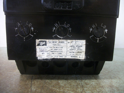 FEDERAL PACIFIC NFJ CIRCUIT BREAKER NFJ631150 150AMP 600VOLT 3POLE