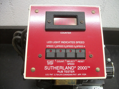 DANILEE SUTHERLAND 2000 INK RUB TESTER