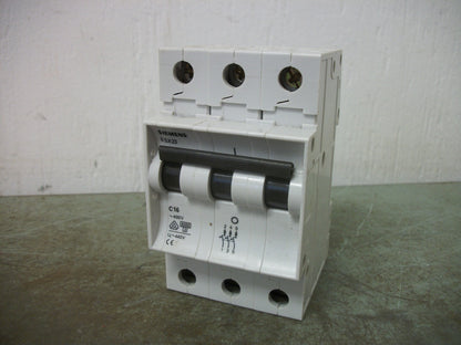 SIEMENS MINI CIRCUIT BREAKER 5SX23C16 16AMP 400VOLT 3POLE